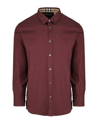 burberry inspired shirt|Burberry burgundy shirt design.